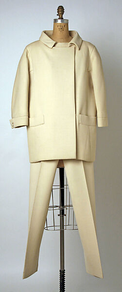 Pantsuit, André Courrèges (French, Pau 1923–2016 Neuilly-sur-Seine), wool, French 