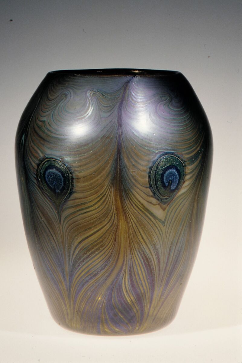 Vase, Designed by Louis C. Tiffany (American, New York 1848–1933 New York), Favrile glass, American 