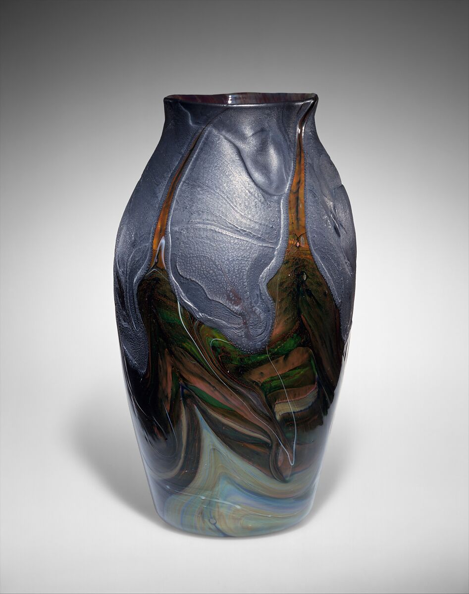 Designed by Louis C. Tiffany, Vase, American