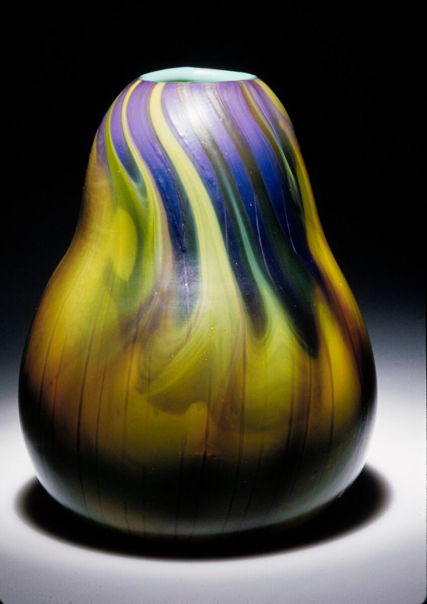 Vase, Designed by Louis C. Tiffany (American, New York 1848–1933 New York), Favrile glass, American