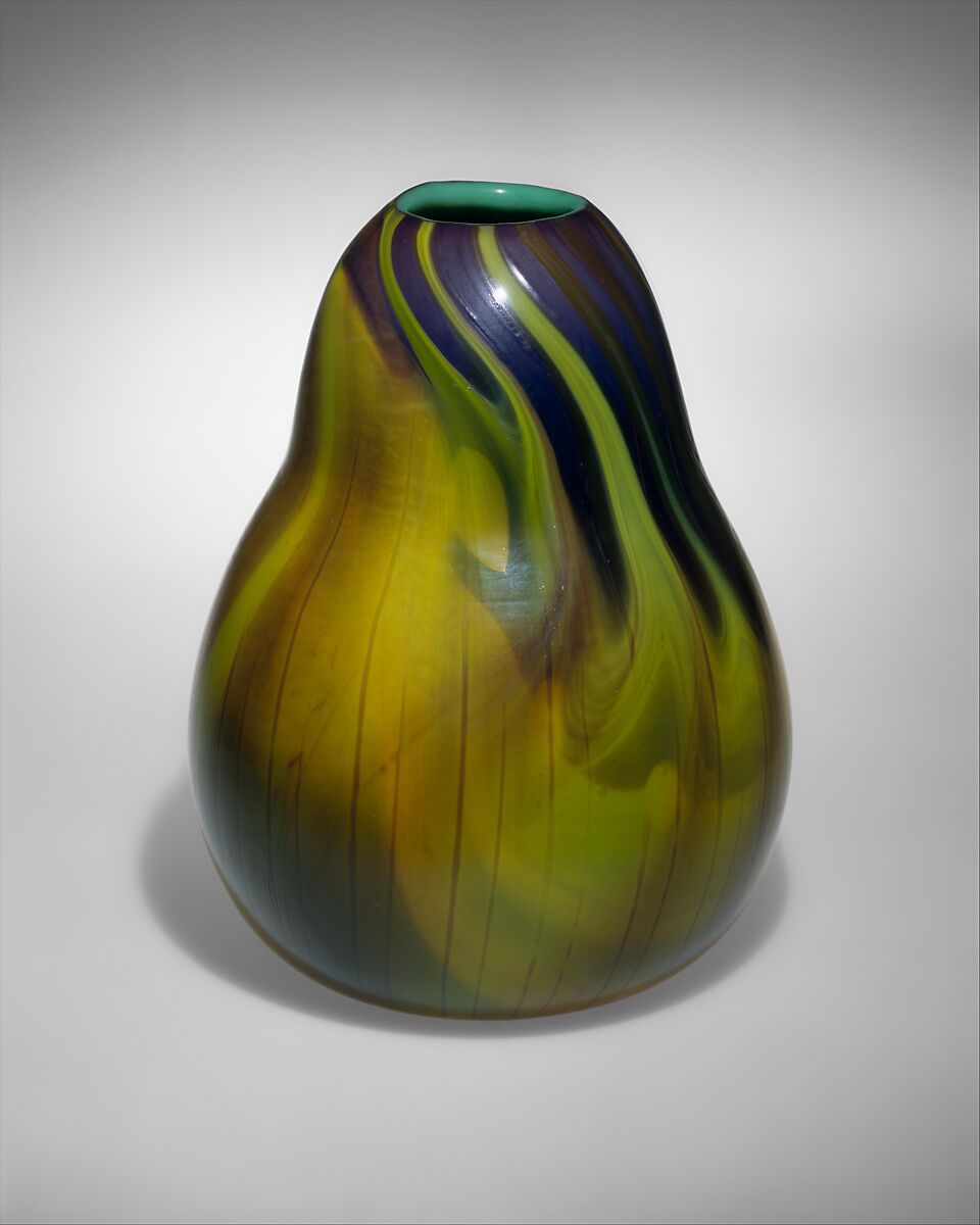 Vase, Designed by Louis C. Tiffany (American, New York 1848–1933 New York), Favrile glass, American 