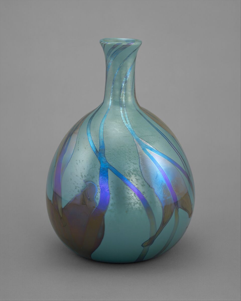 Vase, Designed by Louis C. Tiffany (American, New York 1848–1933 New York), Favrile glass, American 