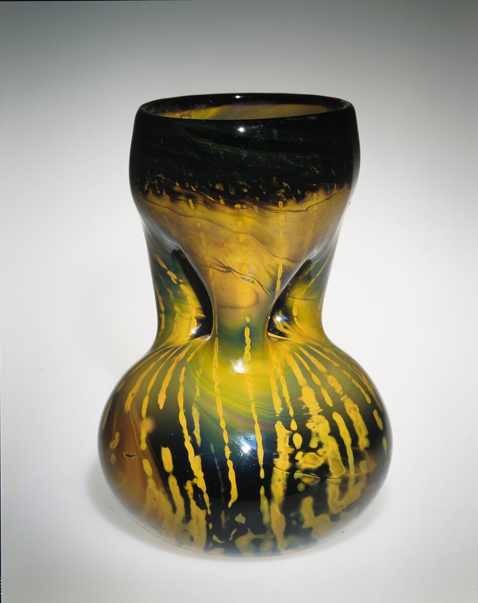 Vase, Designed by Louis C. Tiffany (American, New York 1848–1933 New York), Favrile glass, American