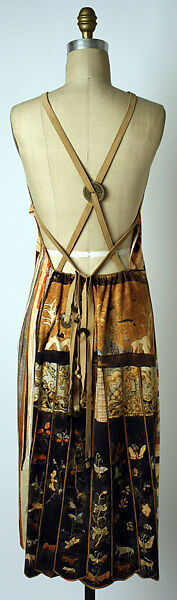 Dress, Vivienne Tam (American, founded 1982), cotton, metal, leather, American