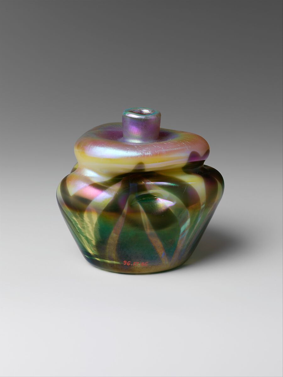 Vase, Designed by Louis C. Tiffany (American, New York 1848–1933 New York), Favrile glass, American