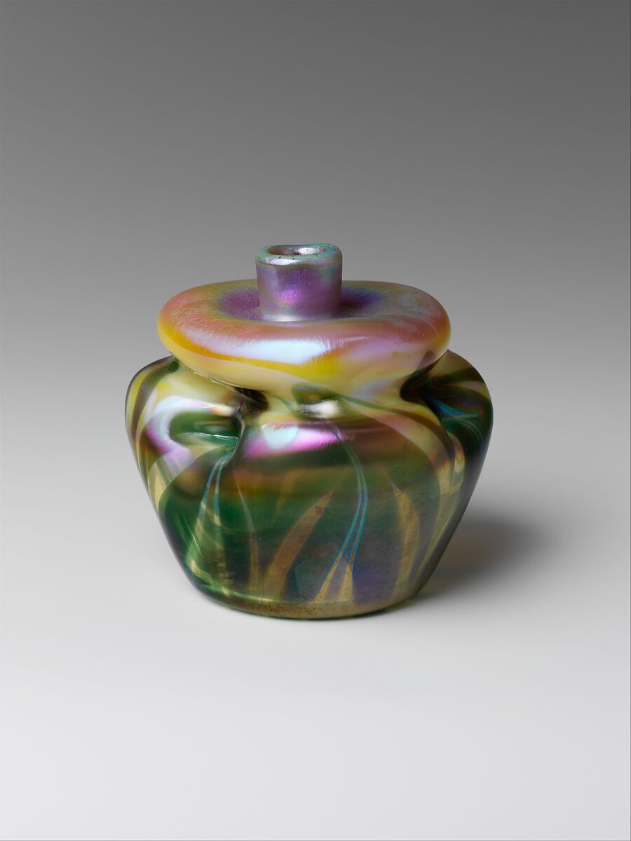 Vase, Designed by Louis C. Tiffany (American, New York 1848–1933 New York), Favrile glass, American 