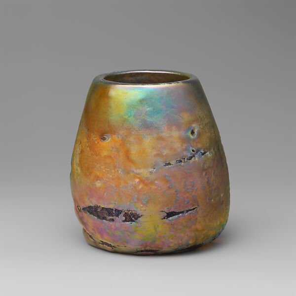 Vase, Designed by Louis C. Tiffany (American, New York 1848–1933 New York), Favrile glass, American 