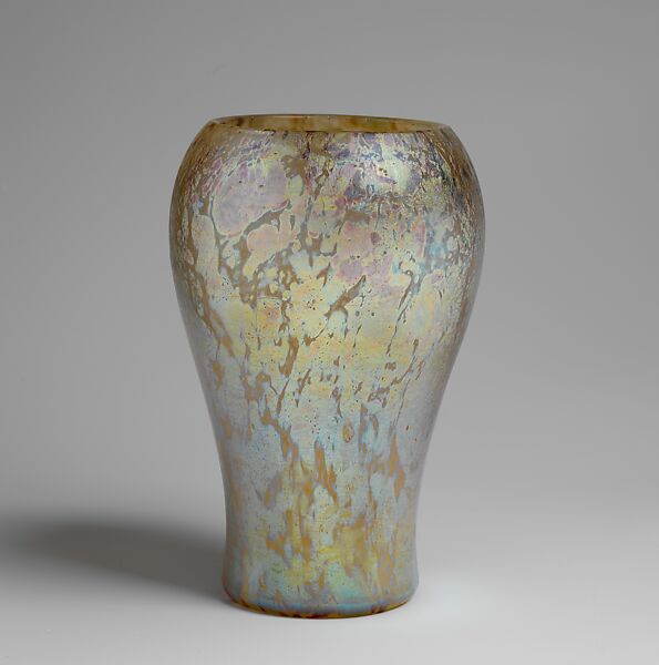 Vase, Designed by Louis C. Tiffany (American, New York 1848–1933 New York), Favrile glass, American 