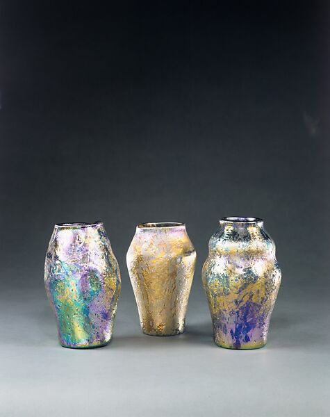 Vase, Designed by Louis C. Tiffany (American, New York 1848–1933 New York), Favrile glass, American