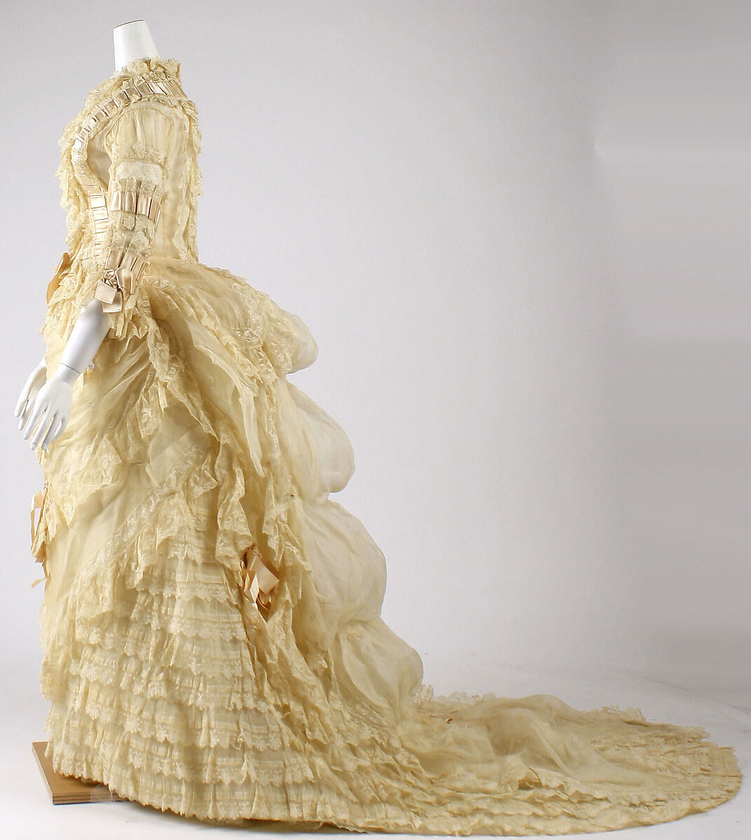 Dress, cotton, American