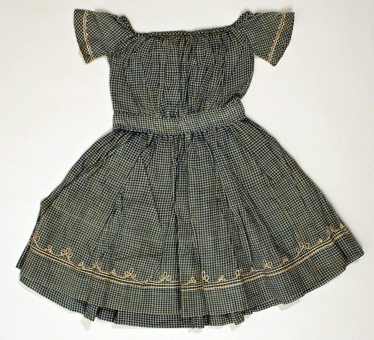 Dress, cotton, American 