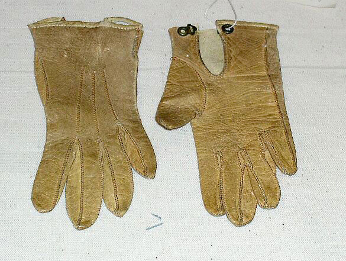 Gloves, leather, American or European 