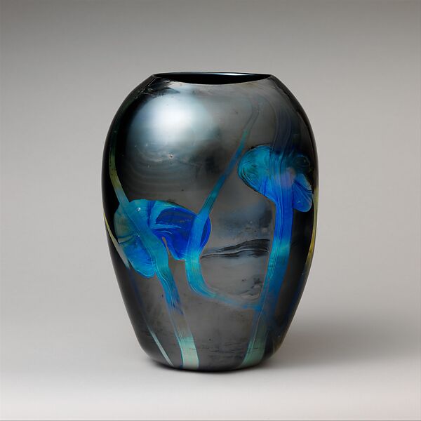 Vase, Designed by Louis C. Tiffany (American, New York 1848–1933 New York), Favrile glass, American 