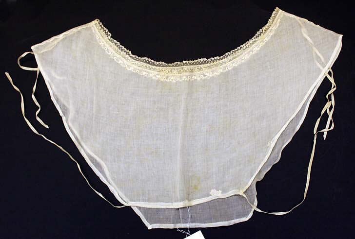 Fichu, cotton, probably American 