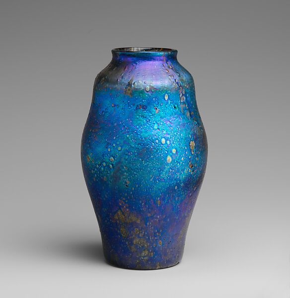 Vase, Designed by Louis C. Tiffany (American, New York 1848–1933 New York), Favrile glass, American 