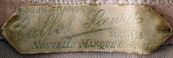 Evening dress, Callot Soeurs (French, active 1895–1937), silk, metal, French