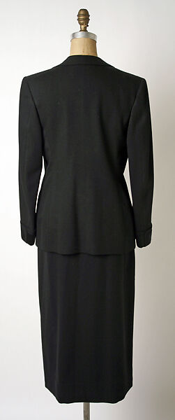 Tuxedo, (a, b) wool, silk
(c) plastic, American