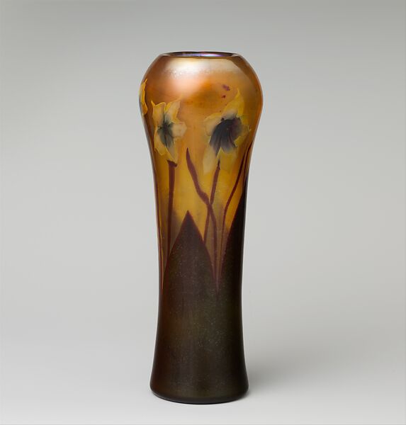 Vase, Designed by Louis C. Tiffany (American, New York 1848–1933 New York), Favrile glass, American 