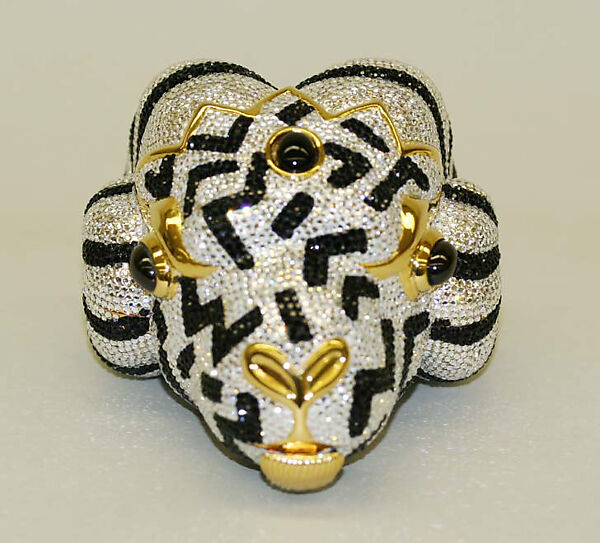 Evening bag, Judith Leiber (American, born Hungary, Budapest 1921–2018 Springs, New York), metal, glass, leather, American