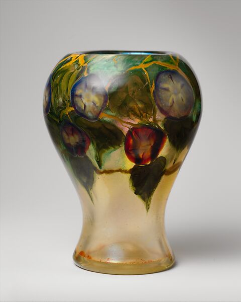 ルイスCティファニー ソルトセラー ファブリルガラス おうち美術館にs01 Designed by Louis C. Tiffany - Vase - American - The Metropolitan