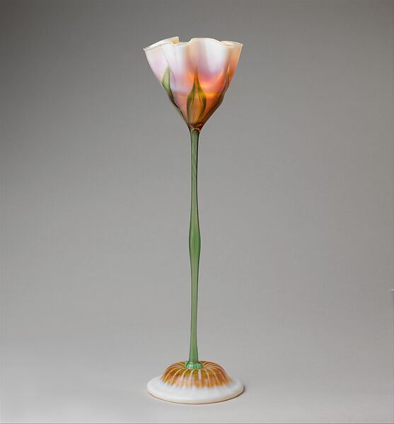 Vase, Designed by Louis C. Tiffany (American, New York 1848–1933 New York), Favrile glass, American 