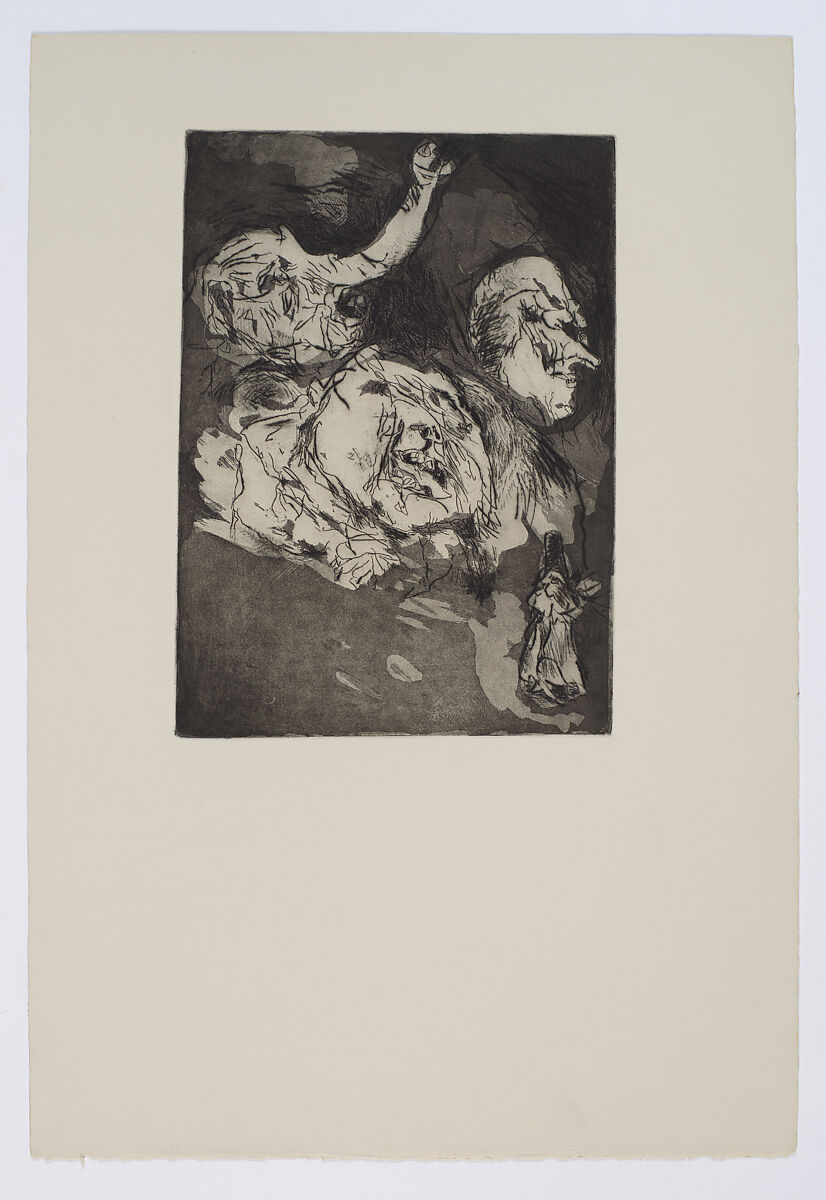 Untitled (Elephant), Miriam Beerman (American, Providence, Rhode Island 1923–2022), Etching; proof