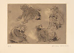 Homage à Marie, Miriam Beerman  American, Etching; proof