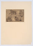 Homage à Marie, Miriam Beerman (American, Providence, Rhode Island 1923–2022), Etching; proof