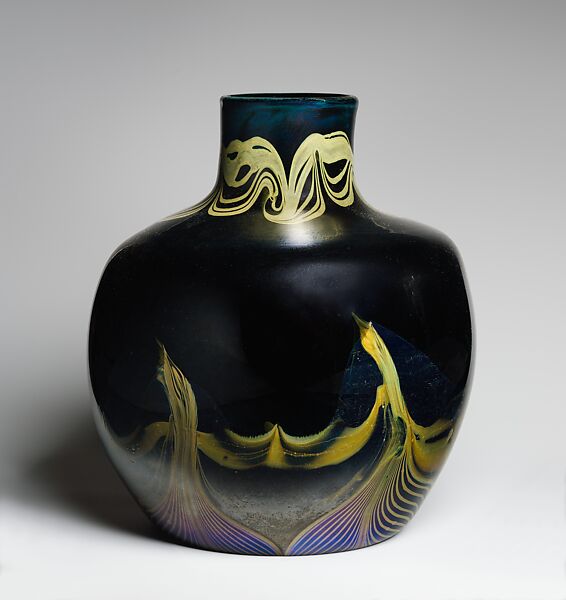 Designed by Louis C. Tiffany, Vase, American