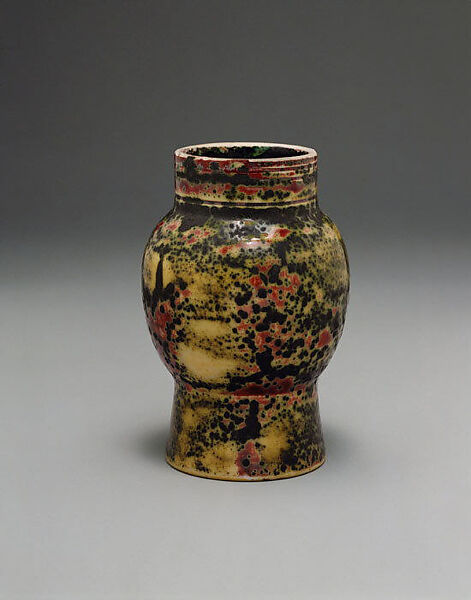 Vase, Designed by Louis C. Tiffany (American, New York 1848–1933 New York), Porcelaneous earthenware, American
