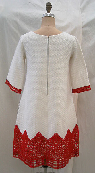 Evening dress, Yves Saint Laurent (French, founded 1961), cotton, silk, French