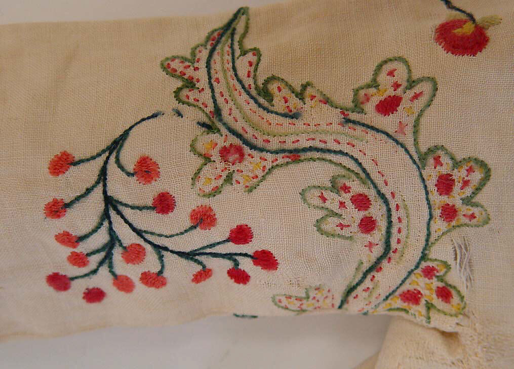 Dress, linen, wool, American