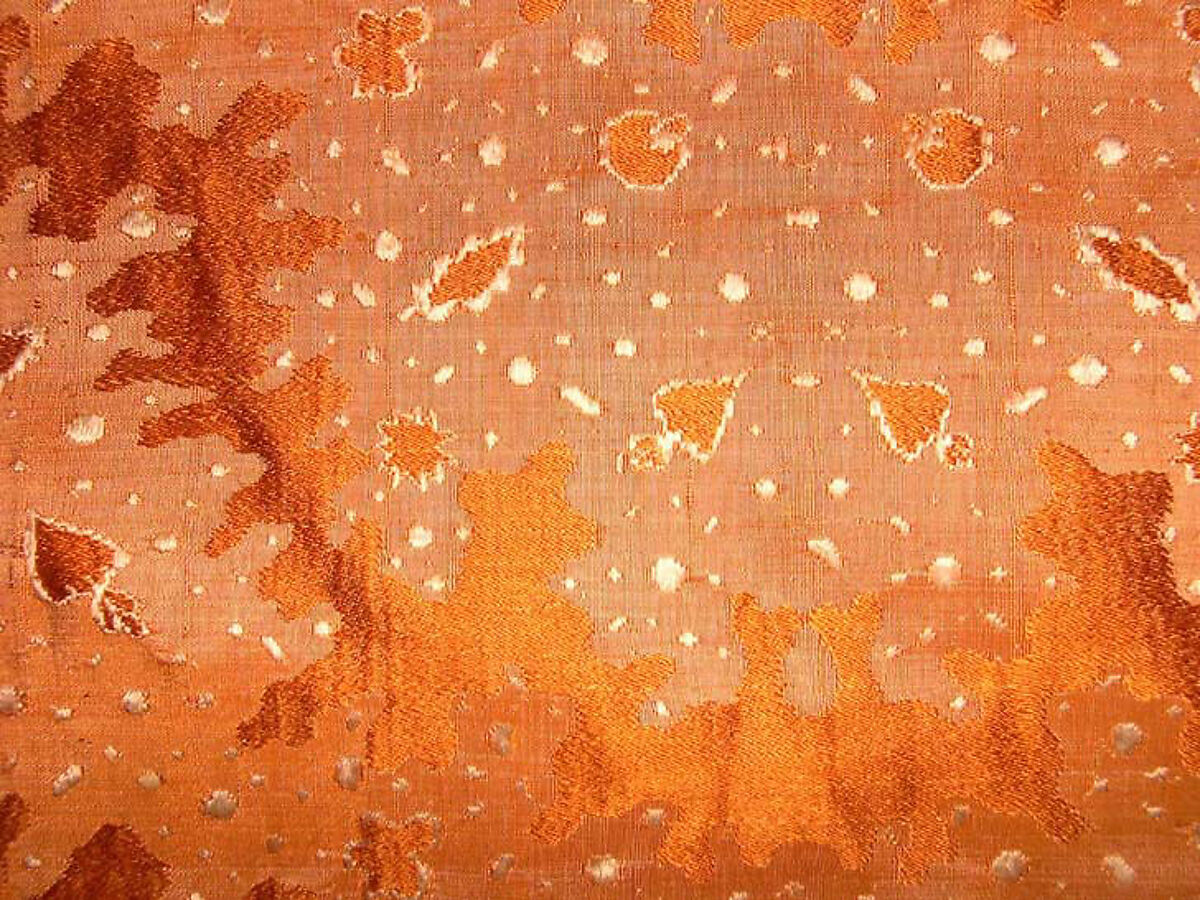 Banyan, silk, metal, British