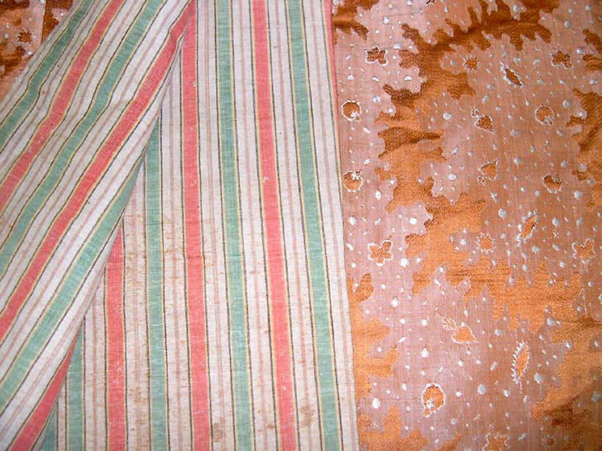 Banyan, silk, metal, British