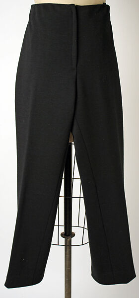 Evening ensemble, Pierre Cardin (French (born Italy), San Biagio di Callalta 1922–2020 Neuilly), wool, plastic (polyvinyl chloride), French