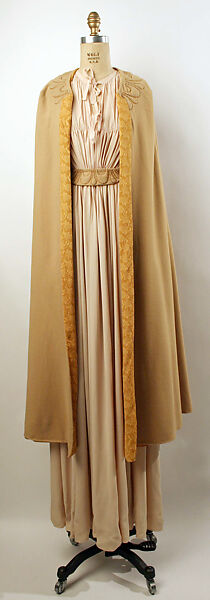Dinner dress, Valentina Gowns (American, 1928–1957), rayon, wool, American