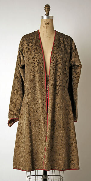 Tunic, Fortuny (Italian, founded 1906), silk, glass, Italian 