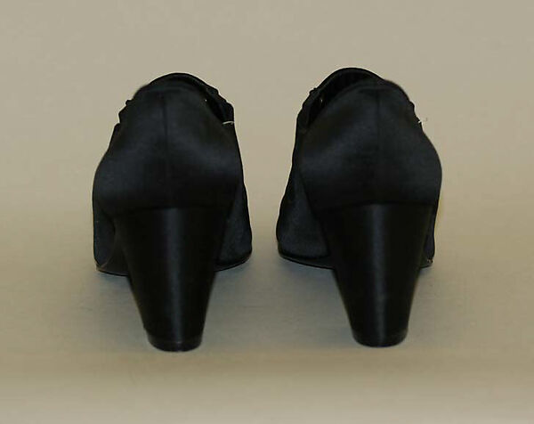 Pumps, Herbert Levine Inc. (American, founded 1949), silk, leather, American