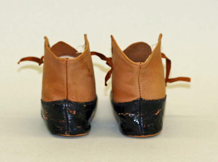 Boots, leather, silk, American