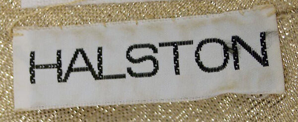 Cocktail dress, Halston (American, Des Moines, Iowa 1932–1990 San Francisco, California), Lurex, American