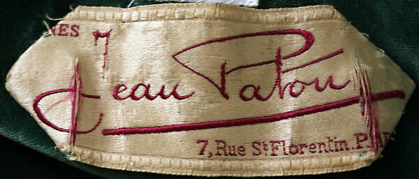 Evening cape, House of Patou (French, founded 1914), silk, French