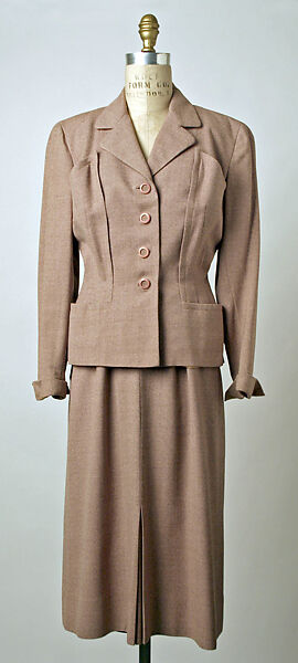 Suit, Elsa Schiaparelli (Italian, 1890–1973), wool, French 