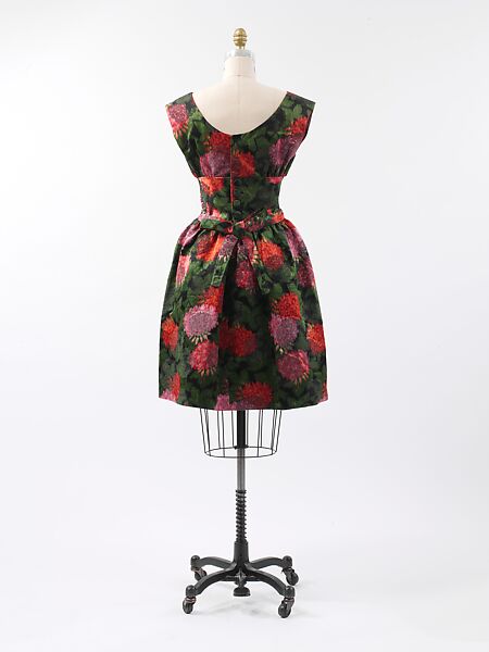 Cocktail dress, House of Balenciaga (French, founded 1937), silk, French