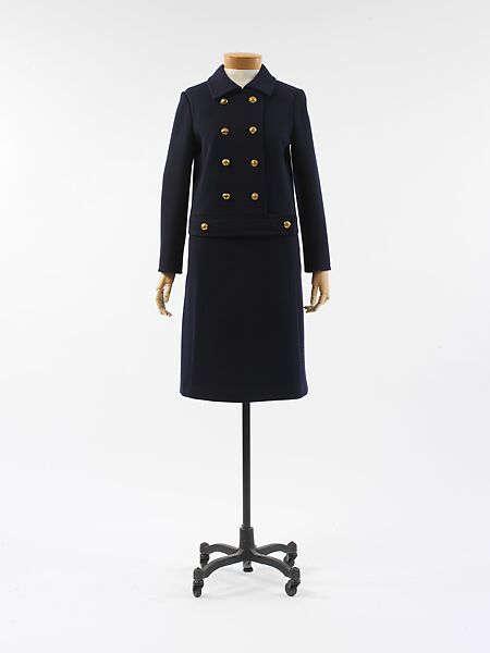 Suit, Yves Saint Laurent (French, founded 1961), wool, French 