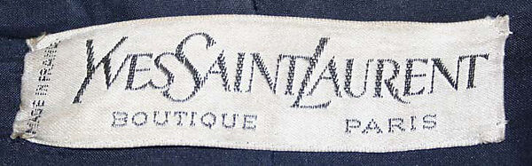 Suit, Yves Saint Laurent (French, founded 1961), wool, French