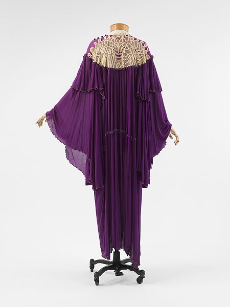 Evening dress, Zandra Rhodes (British, founded 1969), silk, British