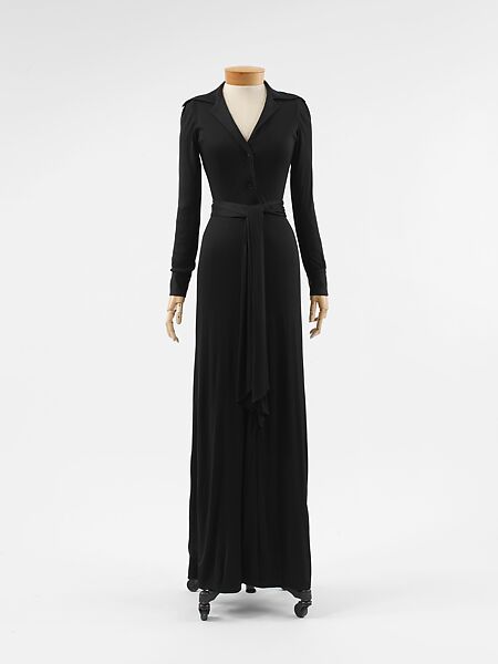 Dress, Halston (American, Des Moines, Iowa 1932–1990 San Francisco, California), silk, American 