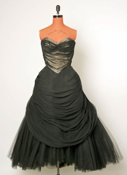 Ball gown, Charles James (American, born Great Britain, 1906–1978), silk, cotton, metal, American 