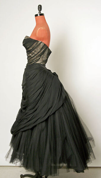 Ball gown, Charles James (American, born Great Britain, 1906–1978), silk, cotton, metal, American