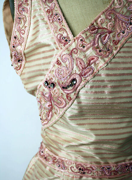 Cocktail dress, Mainbocher (French and American, founded 1930), silk, plastic, glass, American